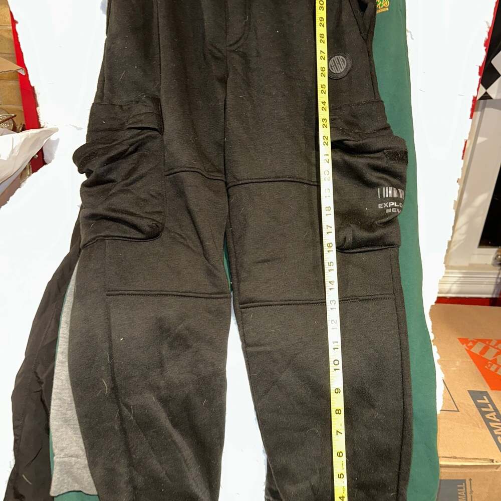 G-Style USA Heavyweight Fleece Cargo Sweatpants Black